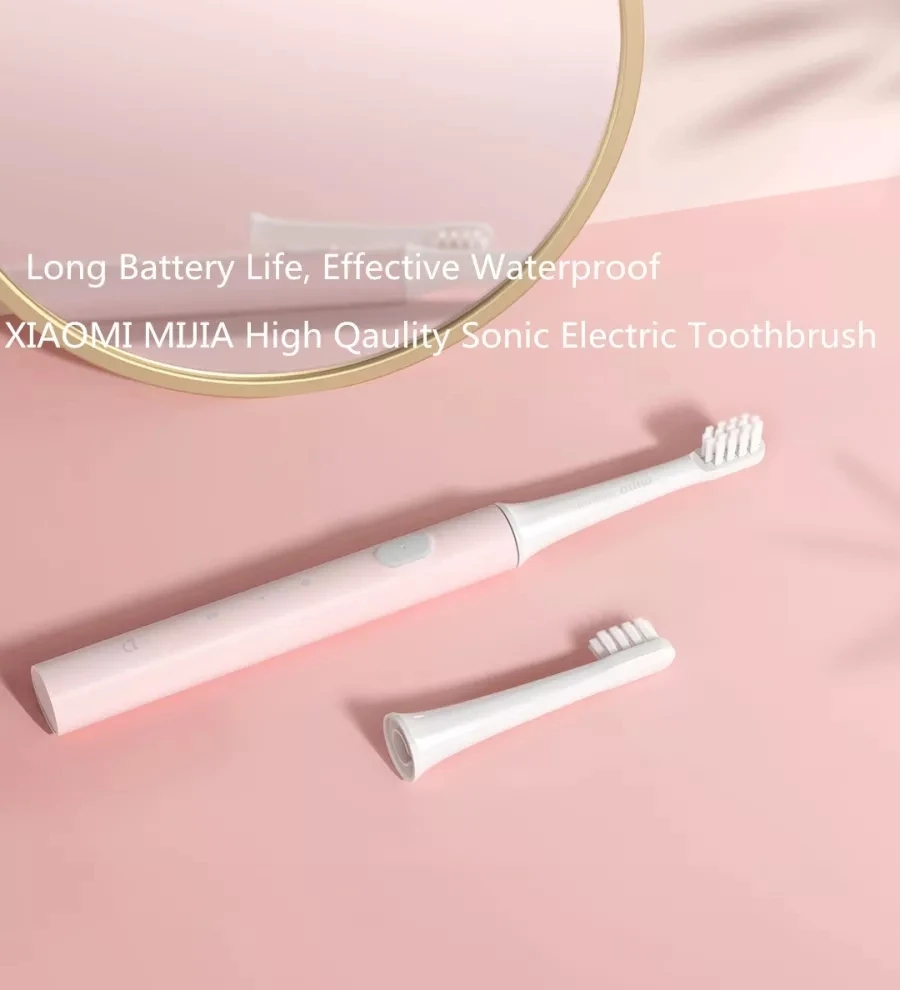 Xiaomi Mijia T100 электрическая зубная щетка Водонепроницаемая ультра звуковая автоматическая зубная щетка USB перезаряжаемая электрическая звуковая зубная щетка