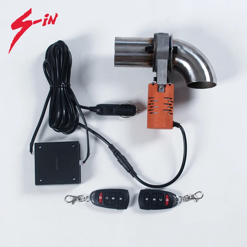 

Cutout Valve Electric Exhaust Valve 2.0inch 2.5inch Four Angle Adjustmen Electric Valve Remote Control