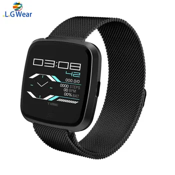 

Smart Watch Heart Rate Monitor Blood Pressure Oxygen Multi-sport Modes Women 3D sport Smart Bracelet Nylon strap Men Business