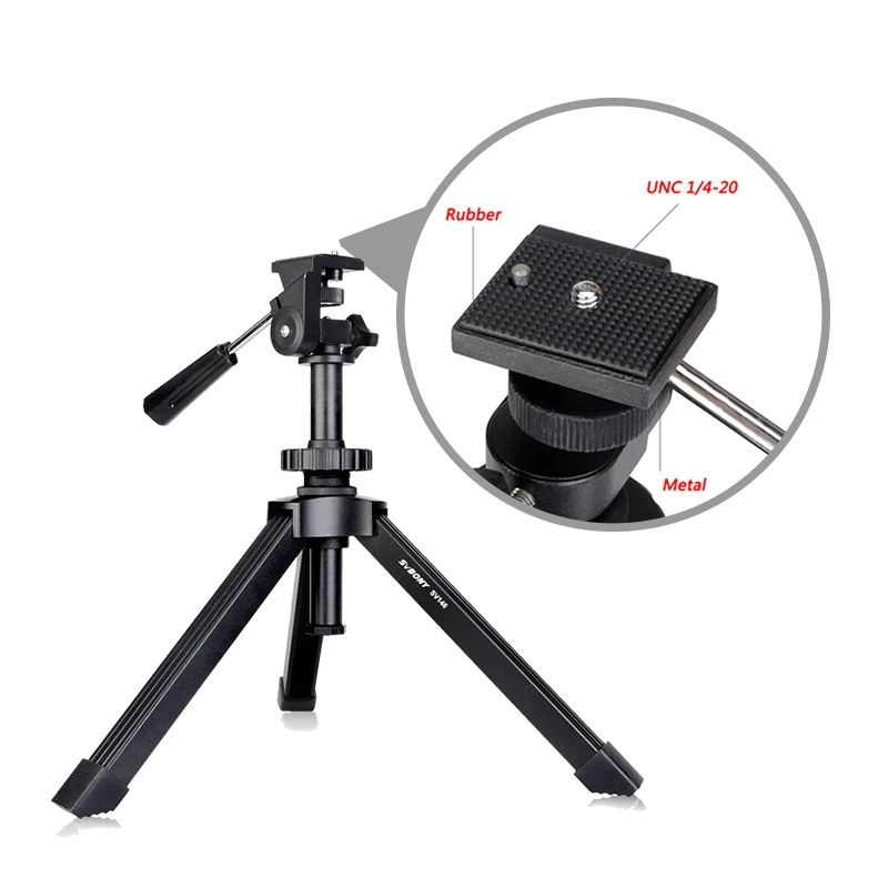SVBONY SV146 Table Top Tripod for Monocular Bird Watch High Quality Waterproof Telescope Binoculars Hunting Adjustable Tripod detachable tripod
