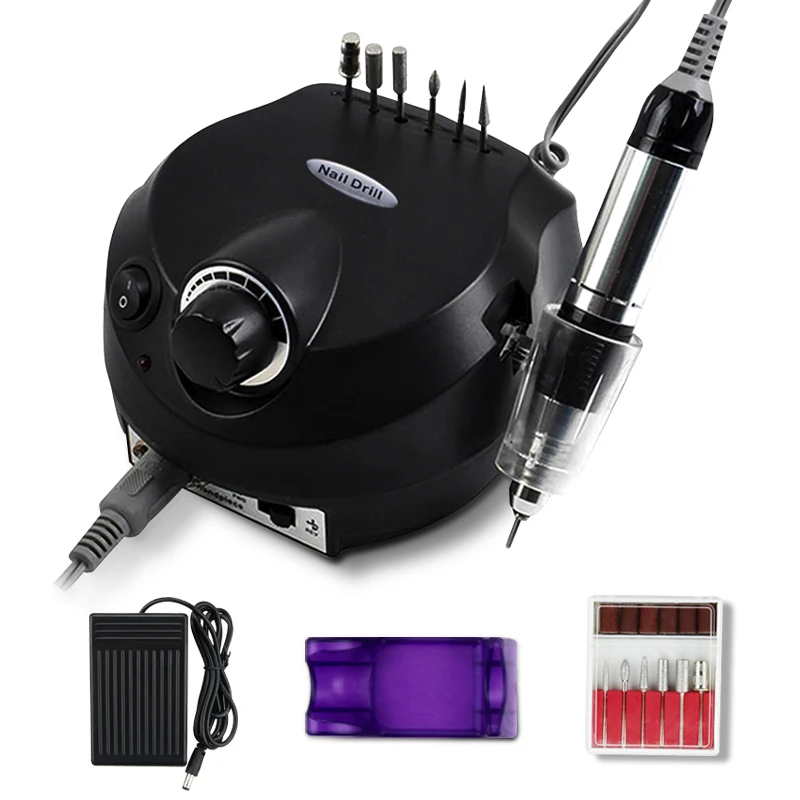 

30000/20000 RPM Electric Nail Drill Bits Set Milling Cutter Machine For Manicure Electric Nail Pedicure File Nail Tips Manicure