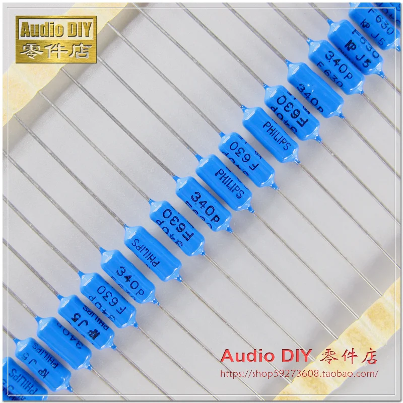 30 шт./50 шт., голландский BC KP464 340pF/630V 1% осевой оловянный пленочный конденсатор, поколение 330pF/360pF, бесплатная доставка