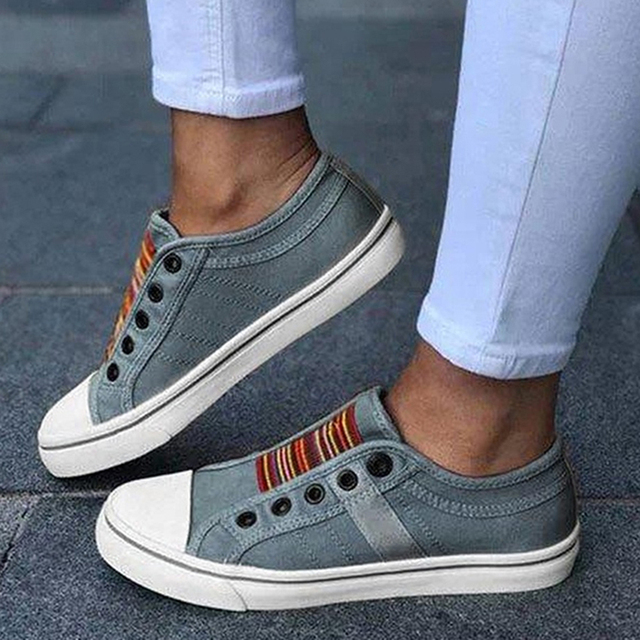 Fashion Mesh Spring Summer Lace-up Breathable Women Sneakers Platform Flats White Women Shoes Flats Casual Shoes