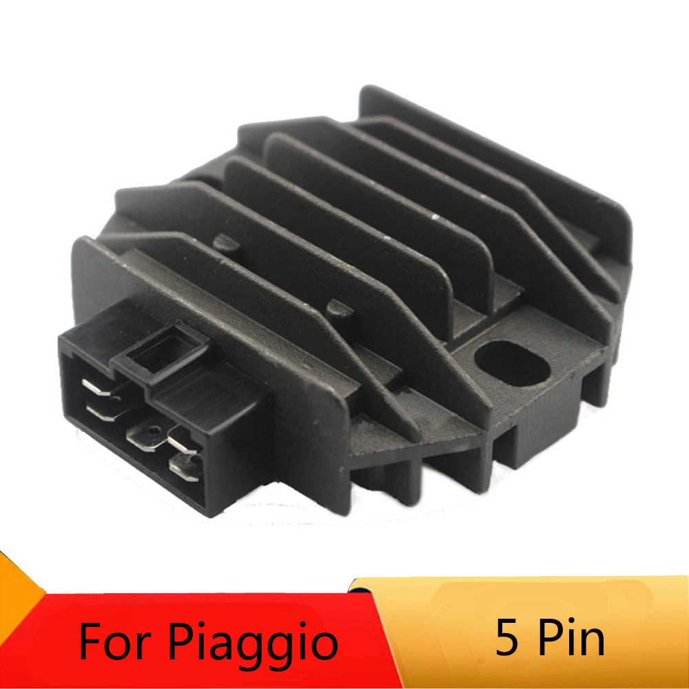 Voltage Regulator Rectifier Replacement For Peugeot 743532 & Vespa 58090R - Compatible With Multiple Scooter Models