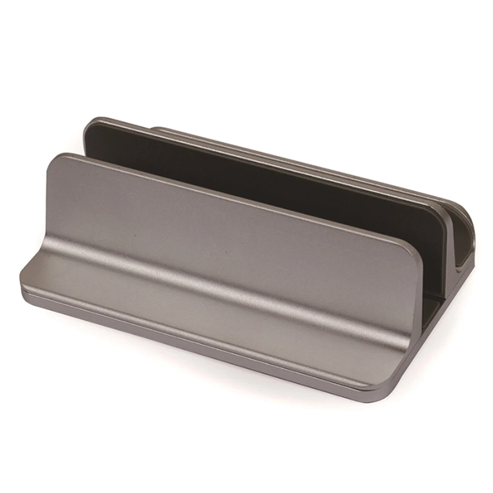 Adjustable Thickness Laptop Stand Base PC Noteboock Aluminum Alloy Vertical Holder TU-shop - Цвет: Серый