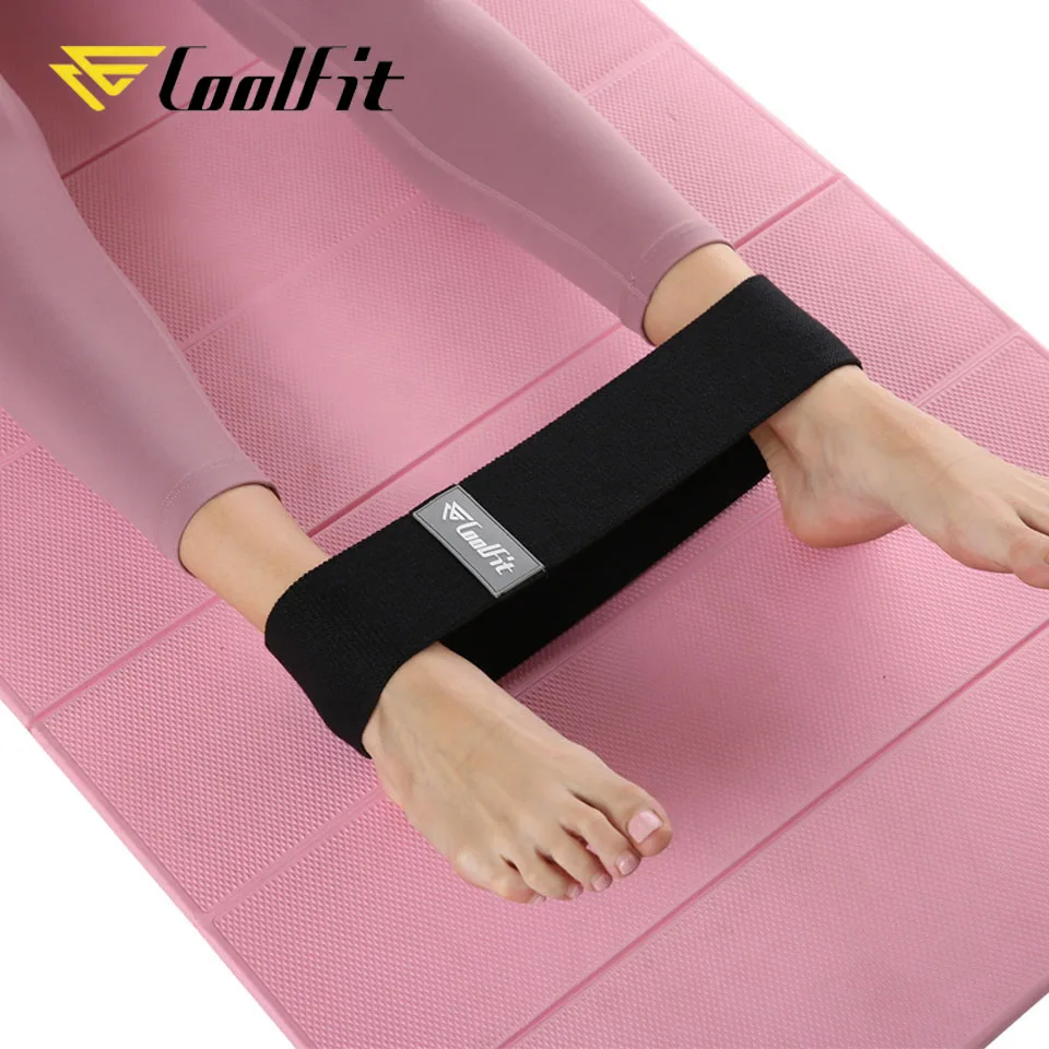 Фитнес резинка CoolFit фитнес для йоги нескользящая плетеная эластичная|Эспандеры| |