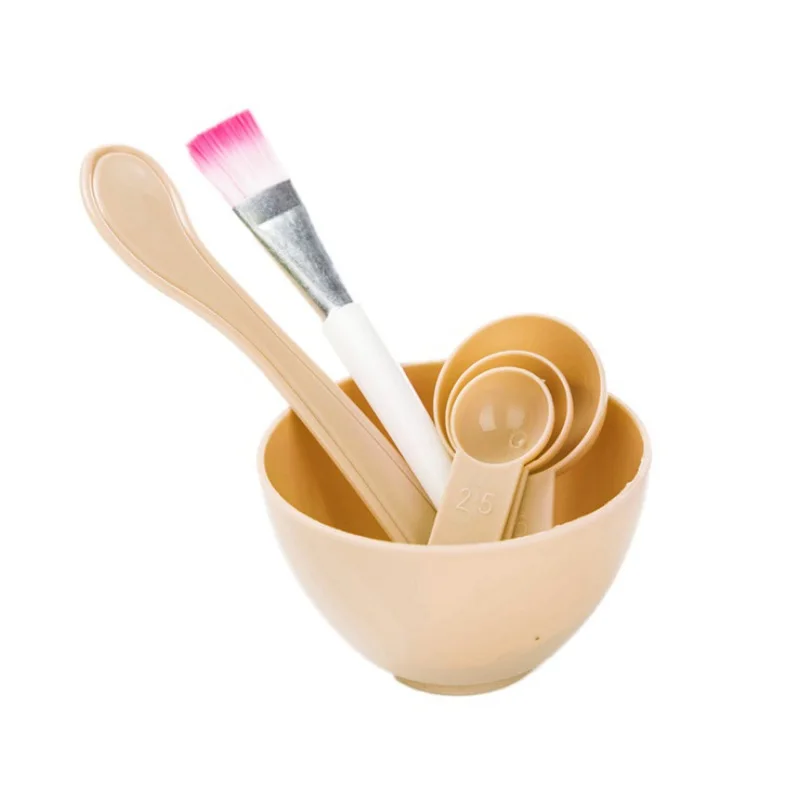 HOT 4 In 1 DIY Mask Bowl With Stick Brush Measuring Spoon Stirring Cosmetic Mixer Face Care Makeup Tool Maquillaje MKXJ HOT 4 In 1 DIY Mask Bowl With Stick Brush Measuring Spoon Stirring Cosmetic Mixer Face Care Makeup Tool Maquillaje MKXJ