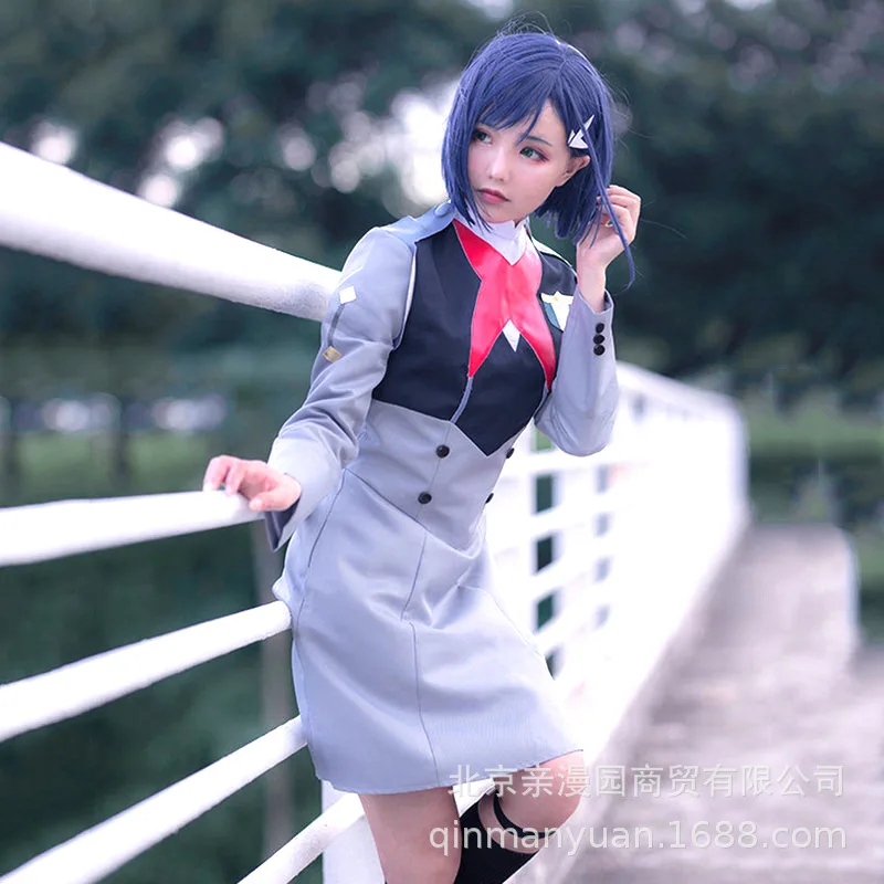 Женский костюм для косплея Animie DARLING In The FRANXX ICHIGO DFXX полный комплект платье костюмы