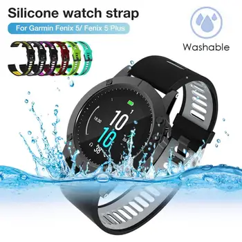 

For Garmin Fenix 5/5 Plus Silicone Strap Watch Band for Garmin Instinct Strap Replacement Wristband Strap Smart Wrist Band