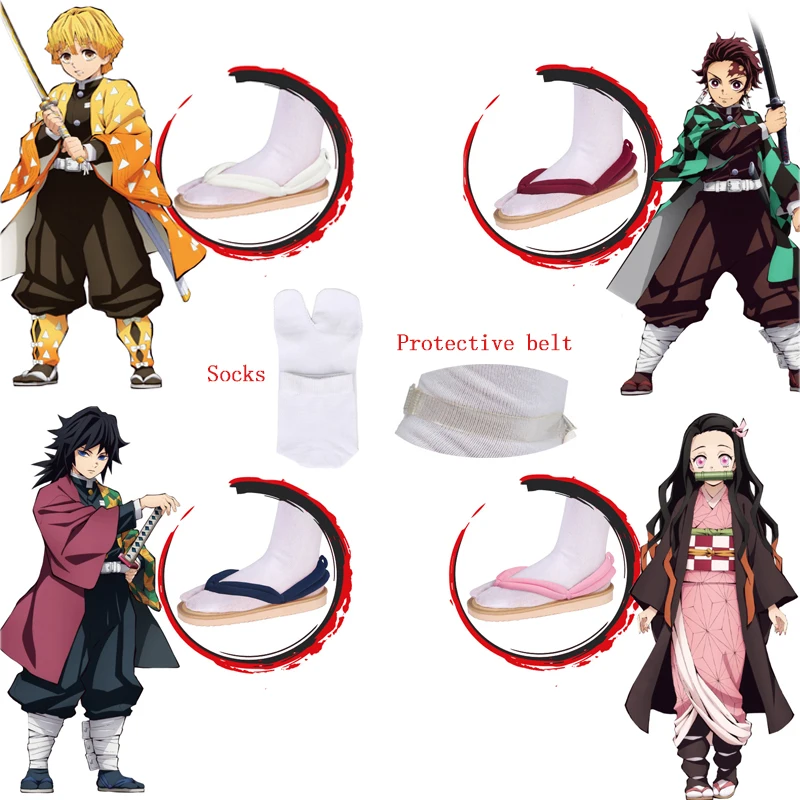 Demon Slayer Kimetsu No Yaiba Anime Cosplay Shoes Kamado Tanjirou Demon Slayer Kimetsu No Yaiba Anime Cosplay Shoes Kamado Tanjirou