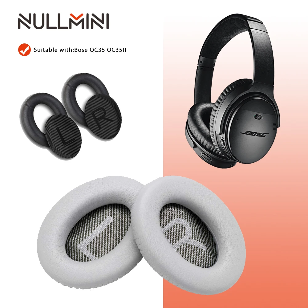 Сменные амбушюры NullMini для Bose QC35 QC35II наушники гарнитура|Аксессуары наушников| |