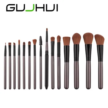 

Cosmetic Makeup Brush 15pcs Eye Shadow Brushes Nylon Hair Powder Brushs Cosmetic Brush Makeup tool J314