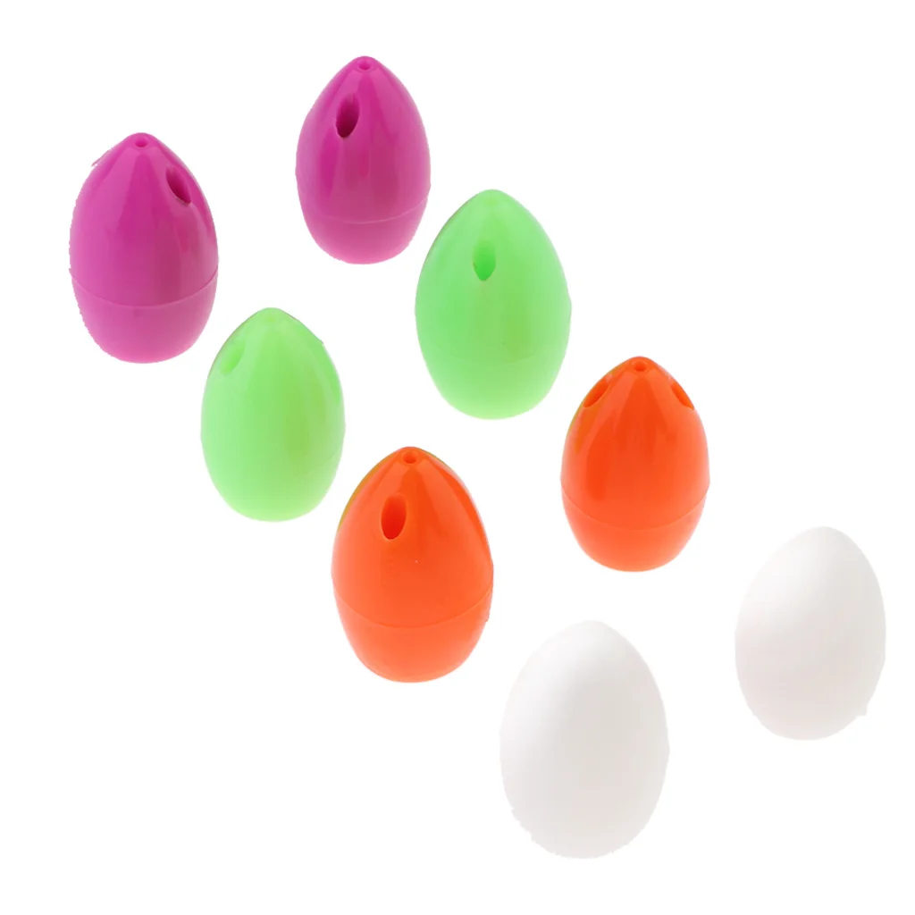 8Pcs Floating Sbirolino Spirolino Bombarda Trout Pose Floats - 3.2g and 4.2g