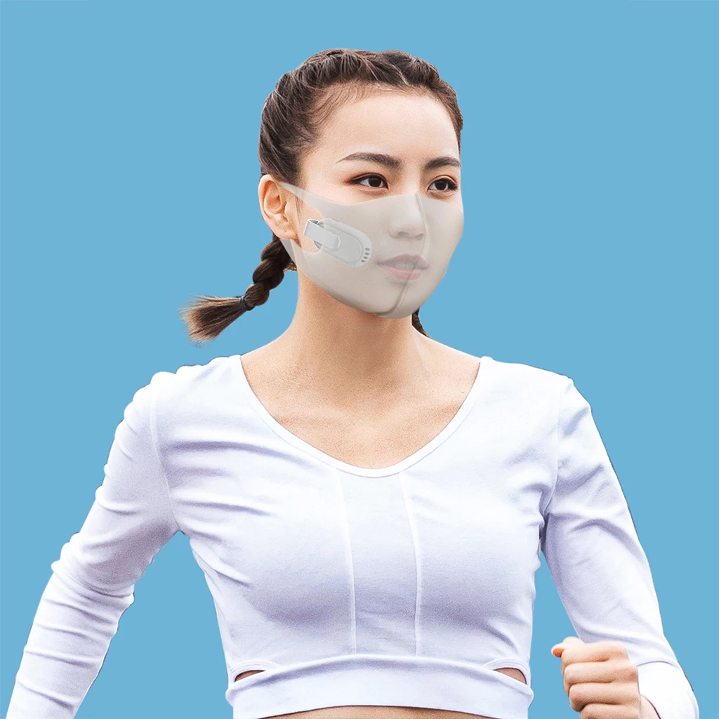 Outdoor Clip-on Mask Fan Mini Electric Portable Wearable USB Reusable Breathable Cooling Fresh Air Conditioner | Электроника