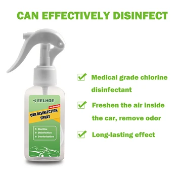 

100 Ml Alcohol-free Sterilizing Cleaner Household Disposable Disinfection Spray Portable Interior Car Cleaners