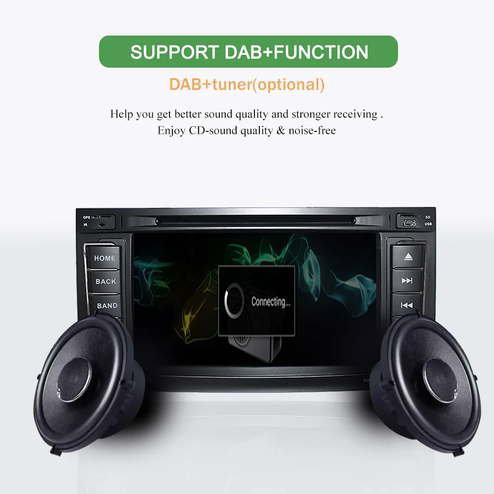 Top BONROAD Android 9.0 Car DVD Multimedia Player For Volkswagen forTouareg  GPS Navigation Radio with RDS Radio DSP RAM 4G 5