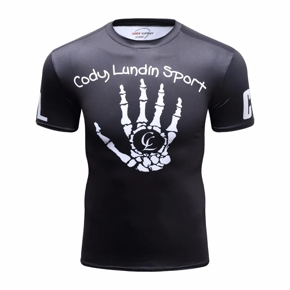  Men's Compression T-Shirt 3D Printed Compression Body Building Shirt for Men Short Sleeve Summer Sl