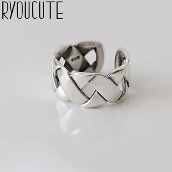 

Bohemian Ethnic Silver Color Big Cross Chain Rings for Women Bridal Wedding Vintage Open Finger Rings Christmas Gifts