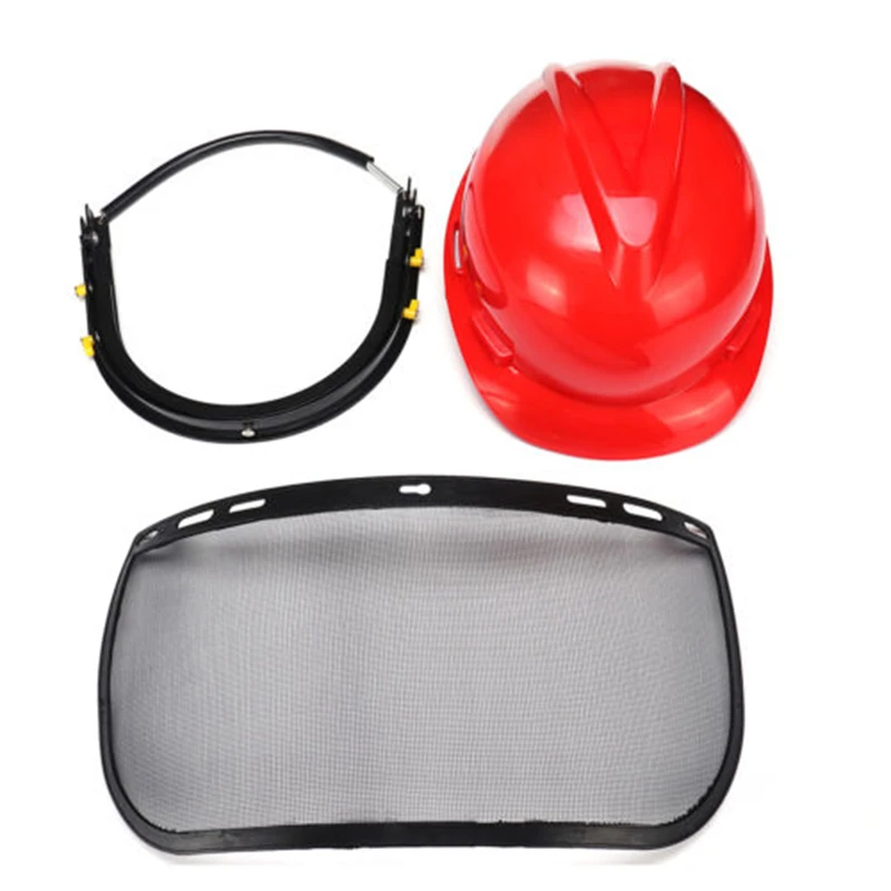 Casco desbrozadora de motosierra, protector de orejas de seguridad, máscara  visera, 1 unidad, Reino Unido|Piezas para herramientas| - AliExpress