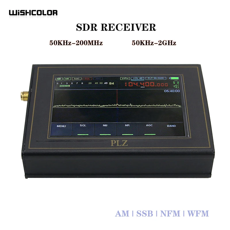 Wishcolor 50KHz-200MHz/50KHz-2GHz Malahit SDR Malachite SDR Shortwave Radio Receiver Board With 3.5