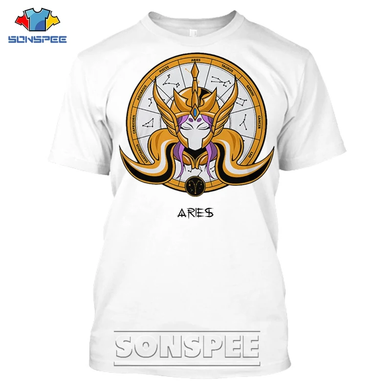 Футболка Мужская/женская с 3D принтом аниме Saint Seiya стильная рубашка коротким