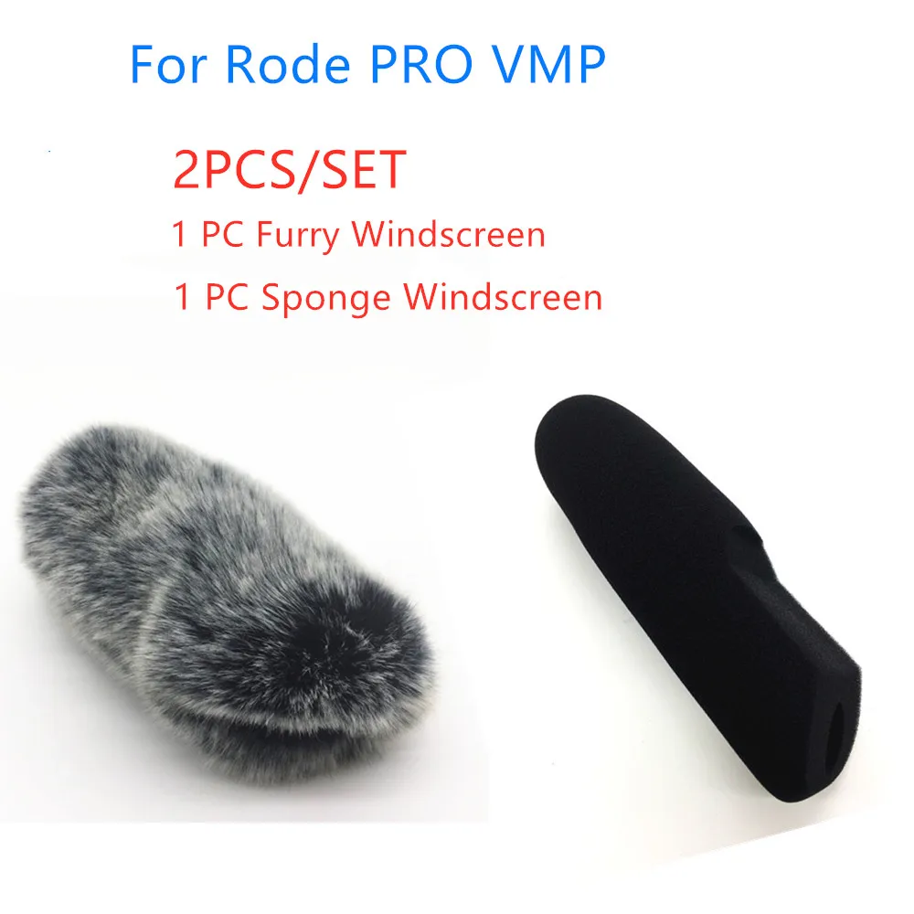 Dead Cat Microfono Esterno Copertura Antivento Scudo Peloso Parabrezza Parabrezza Muff Per Rode Videomic Pro Plus Vmp Voice Parts