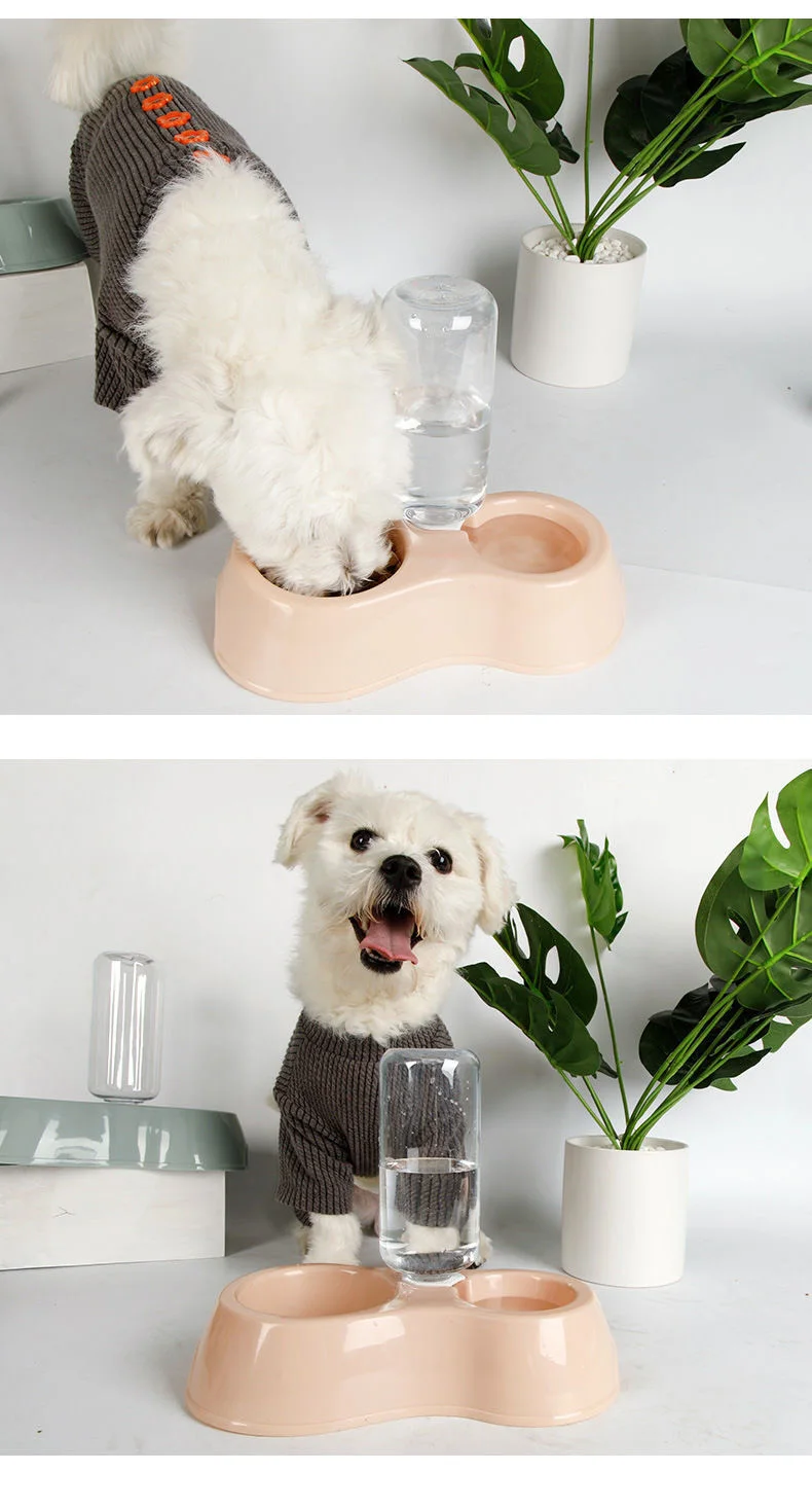 Non-Slip Pet Dogs Cats Double Bowls Food Water Feeder Dispenser For Dogs cat Drinking Bowl For Cats Feeder pet Product Supplies Non-Slip Pet Dogs Cats Double Bowls Food Water Feeder Dispenser For Dogs cat Drinking Bowl For Cats Feeder pet Product Supplies