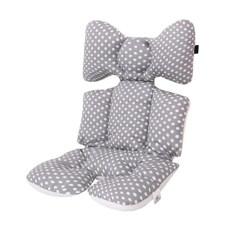 Подушка для детской коляски, толстая хлопковая дышащая подстилка для коляски, автомобильный коврик для стульев, подкладка, защита для новорожденного