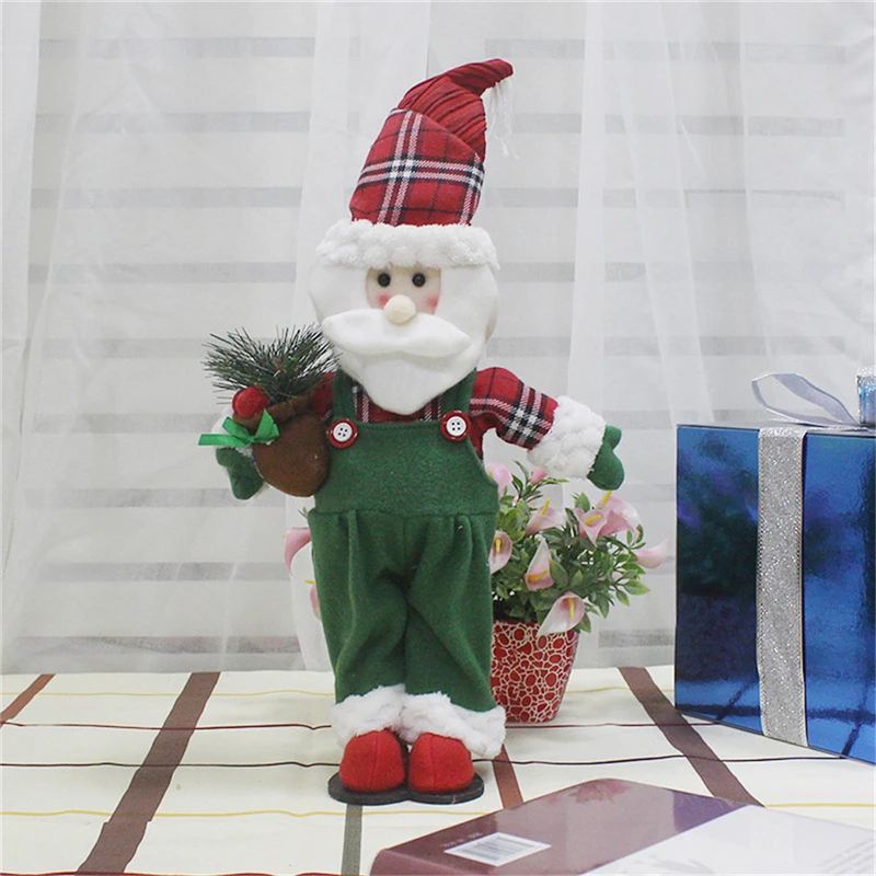 

Christmas Santa Claus Snowman Doll Toy Christmas Tree Ornaments Decoration Exquisite For Home Xmas Happy New Year Gift
