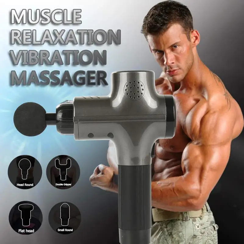 1500-7500r/min Massage Gun Electric Muscle Relaxation Massager Hand-held Deep Muscle Massager Fitness Equipment