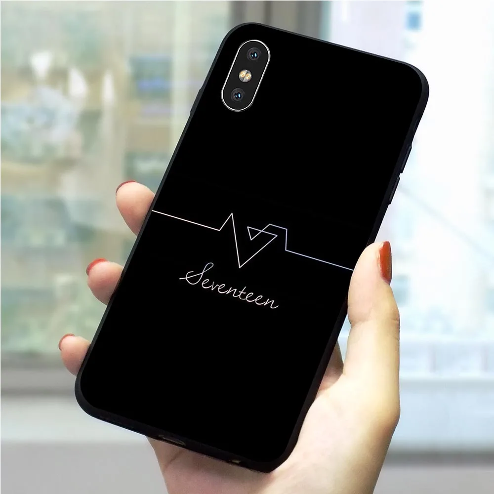 Чехол для телефона Seventeen Kpop iPhone Xs Max Case X 6 6S XR 8 Plus 7 5S 5 SE 11 Pro | Мобильные телефоны и