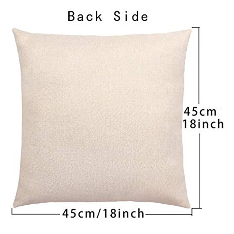 4x Christmas Day Decoration Happy New Year Pillow Case Cushion Cover Square Pillow Case