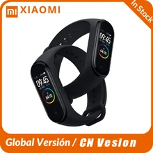 Xiaomi mi смарт-браслет 4, полноцветный экран, mi Band 4 mi 4, смарт-браслет, фитнес-браслет, Bluetooth, водонепроницаемый смарт-браслет