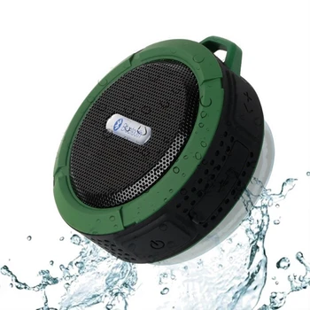 

Small Music Speaker For Bluetooth, Portable Water Resistant Dust-proof Wireless Outdoor Sound Box Subwoofer With Sucker Carabine