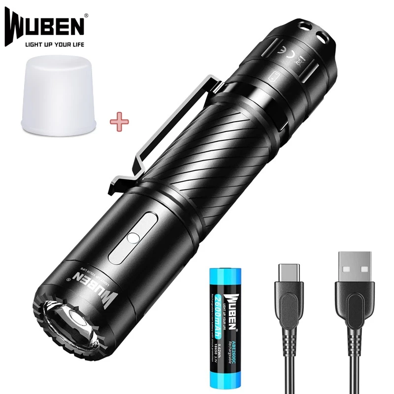 Usb c rechargeable flashlight Clearance