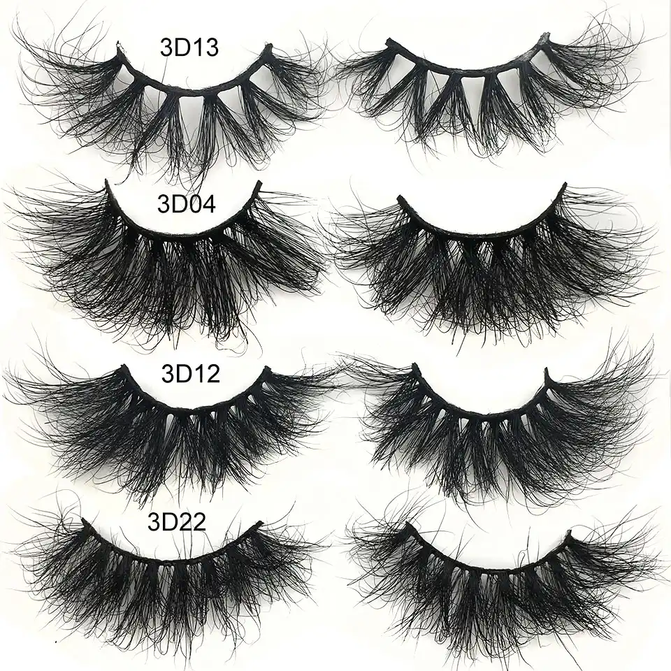 Mink Lashes Wholesale 25mm Mink Eyelashes Dramatic Long 18mm 25mm