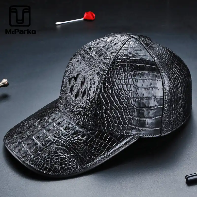 leather baseball caps for men