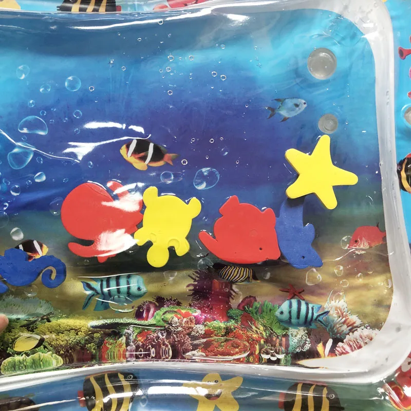 Toy Oceans Water Cushion Inflatable Catch Fish Summer Baby Infant 2-Year-Old Music CHILDREN'S Prone Practice Guangdong Province
