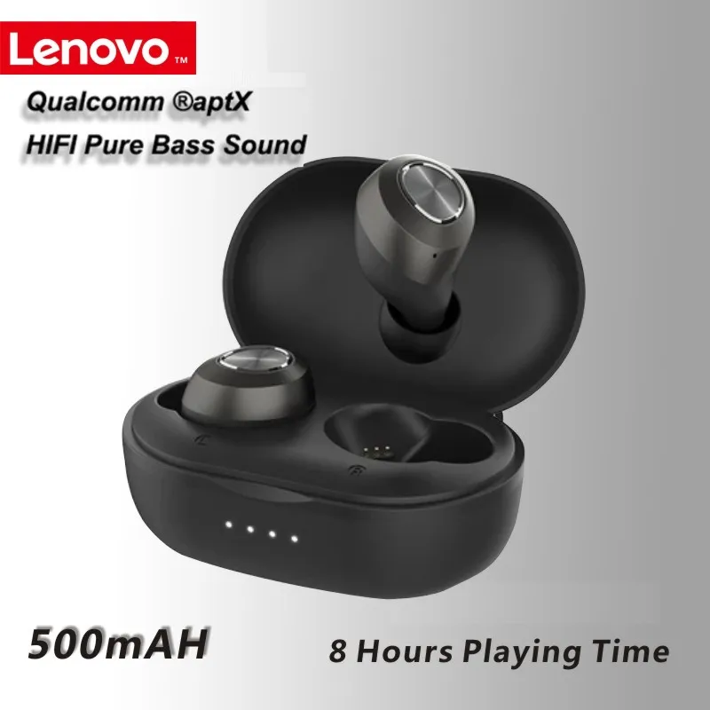 Наушники Lenovo HT10 TWS 5 0 глубокие басы наушники вкладыши IPX5 водонепроницаемые HD