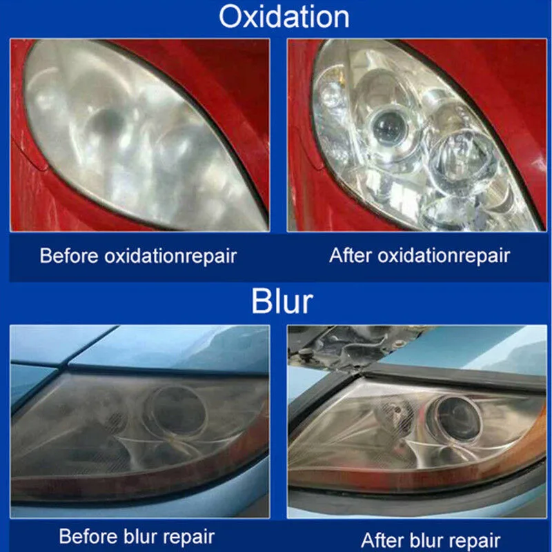 Polishing Headlight Vapor Vehicle Car Headlight Repair Accessories Power Supply EU/US Plug Car Headlight Refurbished Tool Kit 6