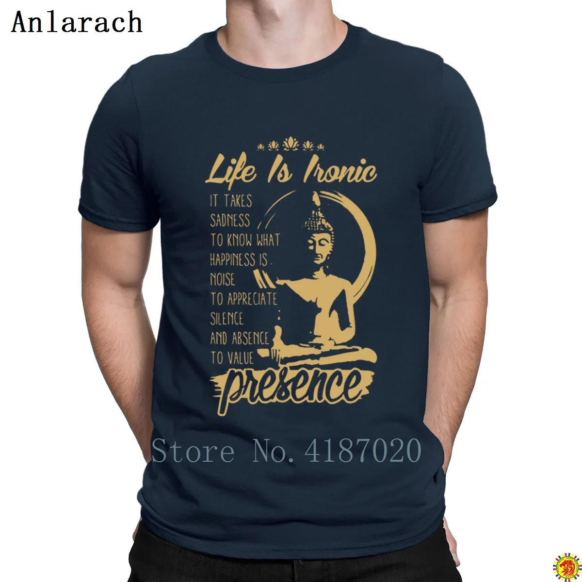 

Life Is Ironic Tshirt Branded Print Cheap Sale Leisure Men's Tshirt Size S-3xl Clothing 2018 Anlarach Classic