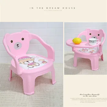 

Kindergarten Baby Children's Feeding Chairs Baby Seats & Sofa Cartoon Non-slip Anti-rollover Baby Safety Table Chairs for Kids