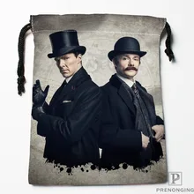 Пользовательские печати Шерлок-серии-сумки для покупок на шнурках дорожный мешочек для хранения плавать Пешие прогулки игрушка сумка унисекс мульти Size18-12-31-63