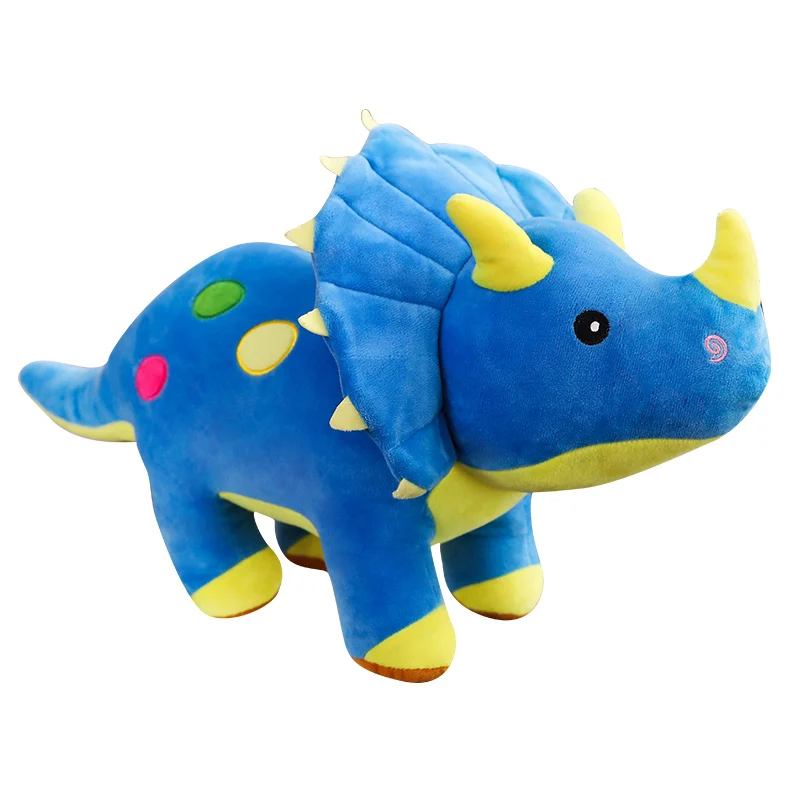 Giant Soft Plush Triceratops Stegosaurus Toy