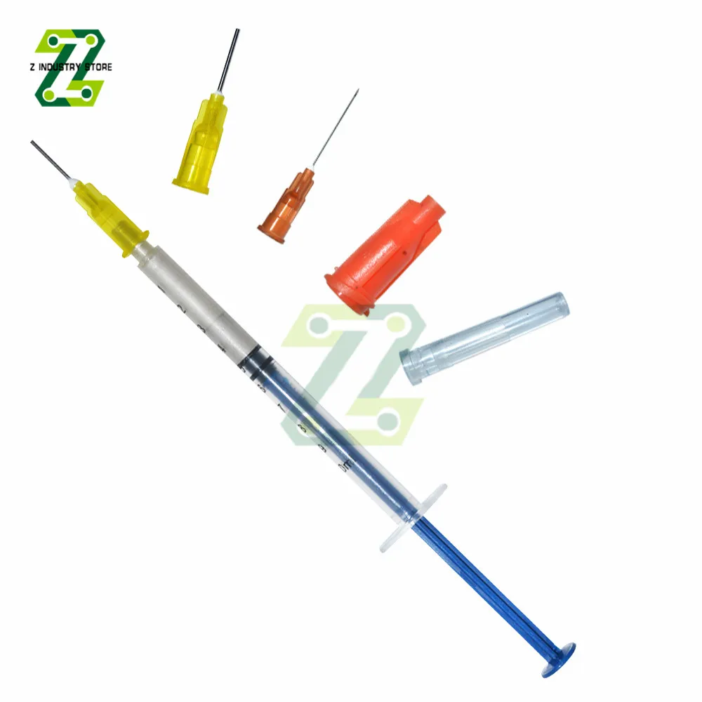 0.2/0.25/0.3/0.4/0.5/0.7/1 ml Silver Conductive Glue Wire Electrically Paste Adhesive Paint PCB Repair Needle electrical repair liquid