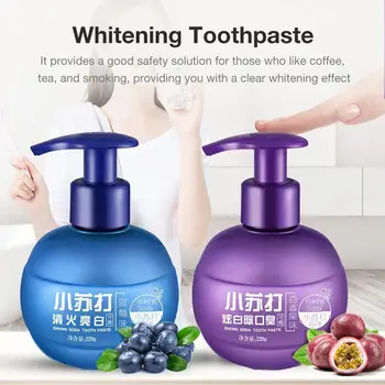 

Baking Soda Pressing Whitening Toothpaste Stain Removal Whitening Toothpaste Fight Bleeding Gums Cleaning Tooth Care Toothpaste
