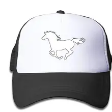 Детская белая бейсболка для дальнобойщика с регулируемой сеткой для мальчиков и девочек