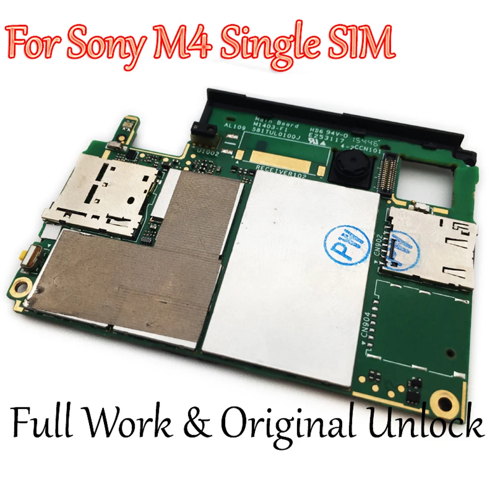 Полнофункциональная оригинальная Разблокировка для Sony Xperia M4 Aqua с одной SIM картой