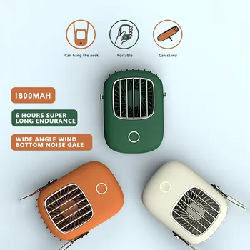 

Mini Fan Hanging Neck Fan Handheld Small Fan Wide-Angle Air Outlet USB Charging USB micro Innovative top wide-angle wind