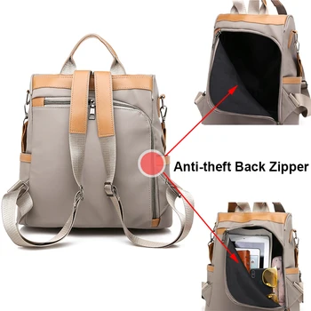 

Anti-theft women backpacks ladies large capacity backpack high quality bagpack waterproof Oxford women backpack sac a dos